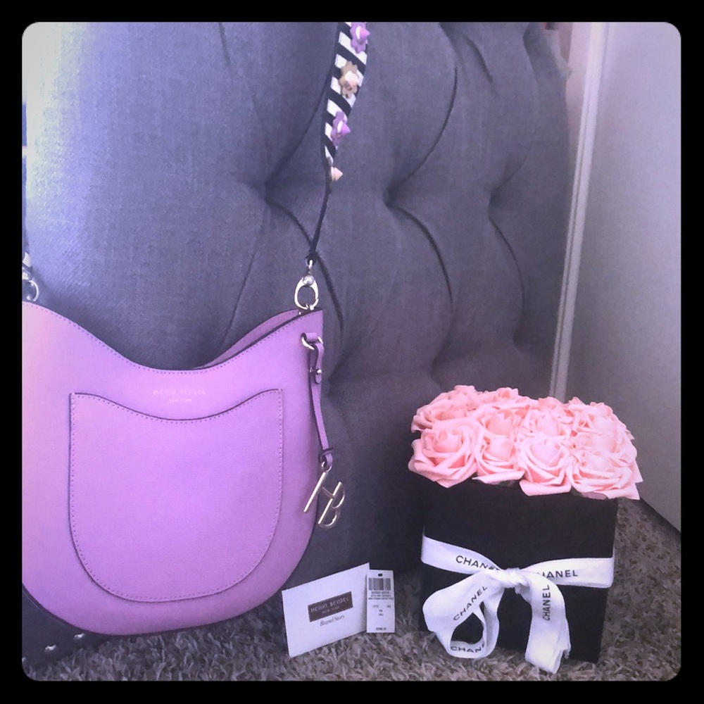 Mini crossbody hobo studded guitar strap